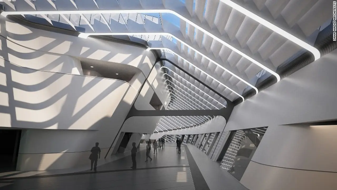 Afragola high speed train. (Zaha Hadid)