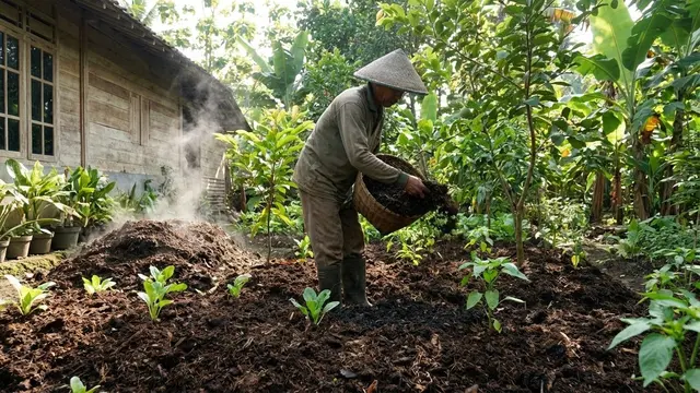 Memanfaatkan Kotoran Ayam untuk Kebun Rumahan