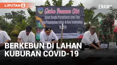 Pemkot Tasikmalaya Sulap Lahan Kuburan Covid-19 Jadi Kebun