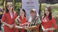 AirAsia meresmikan program JourneyD atau Journey for Development di Desa Bonjeruk, Lombok Tengah, pada Selasa, (26/11).