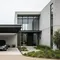 7 Model Carport Industrial Warna Charcoal yang Sedang Digemari, Bikin Fasad Rumah Makin Modern