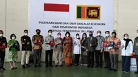 Pemerintah Indonesia melalui delegasi dan diaspora di Sri Lanka mengirimkan sejumlah bantuan kemanusiaan mulai dari obat-obatan hingga alkes.