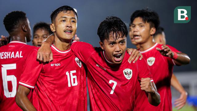 Foto: Sempat Buntu di Babak Pertama, Timnas Indonesia U-20 Pesta Gol atas Maladewa di Kualifikasi Piala Asia U-20 2025