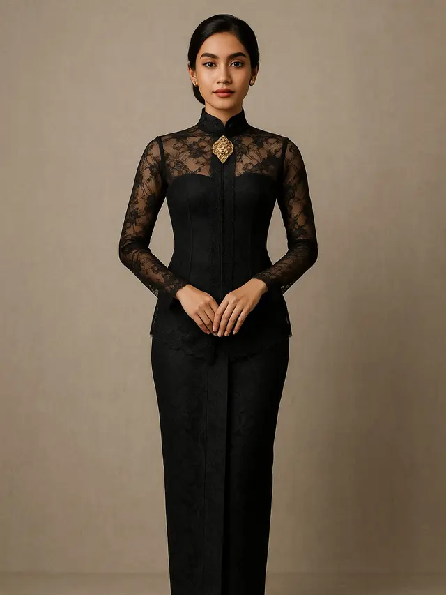 Model kebaya cantik dan elegan (Image by ChatGPT)
