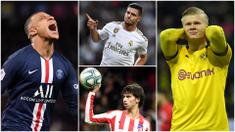 UEFA secara resmi menunda penyelenggaraan Piala Eropa 2020 karena adanya wabah virus corona. Sejumlah bintang muda pun gagal unjuk kemampuan di ajang bergengsi tersebut. Berikut 6 bintang muda yang gagal mentas musim panas ini karena EURO ditunda. (Kolase foto AFP)