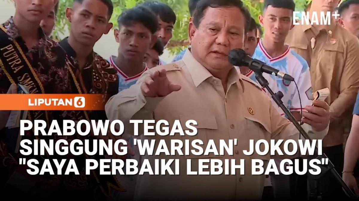 Di Miangas, Prabowo Singgung Warisan Jokowi: Saya Perbaiki Lebih Bagus