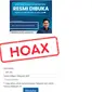 Hoaks lowongan kerja BUMN beredar di media sosial, informasi bohong ini harus diwaspadai sebab dapat merugikan.