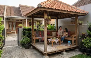 9 Model Gazebo Sederhana untuk Rumah Kecil, Cocok untuk Bersantai