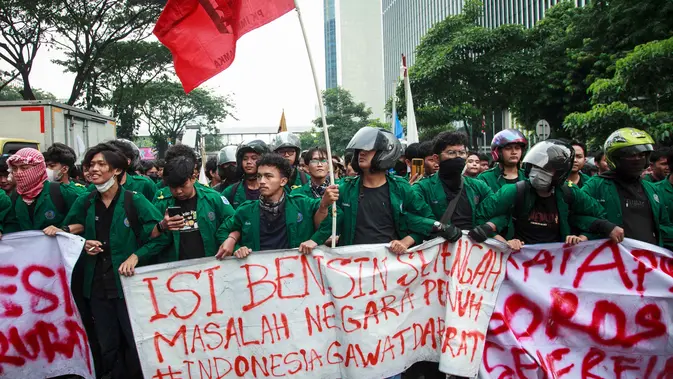 Tuntut Evaluasi Berbagai Kebijakan, Mahasiswa Indonesia Kembali Gelar Unjuk Rasa