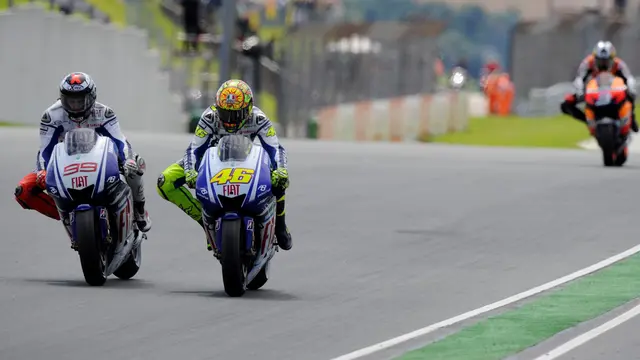 Valentino Rossi, Jorge Lorenzo, MotoGP Jerman 2009