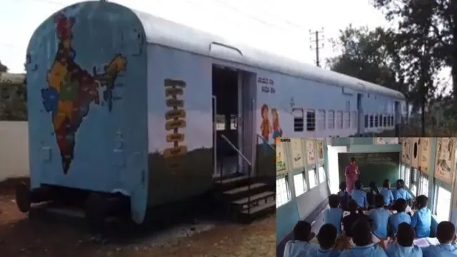 Unik, Sekolah di India Renovasi Kereta Tua Menjadi Ruangan Kelas yang Luar Biasa