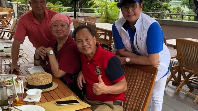 Sammo Hung Alan Tam, dan rekan-rekan. (Weibo/ Alan Tam: https://www.weibo.com/alantam823?is_all=1#_rnd1590721372130)