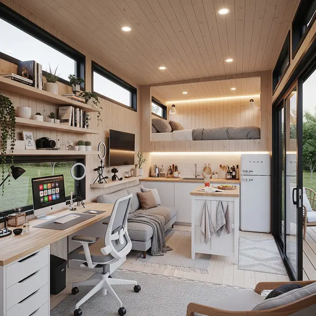 Tipe Rumah yang Cocok untuk Content Creator dan Freelancer (AI Generated)