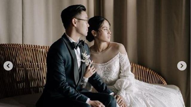 Gelar Resepsi di Bali, Maudy Ayunda Tampil Memukau dengan 2 Gaun Putih