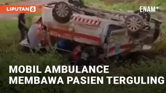 Beredar video terkait tergulingnya sebuah mobil ambulans yang tengah membawa pasien. Kecelakaan tersebut terjadi di Bantimurung, Sulawesi Selatan. Senin (25/3/2024)