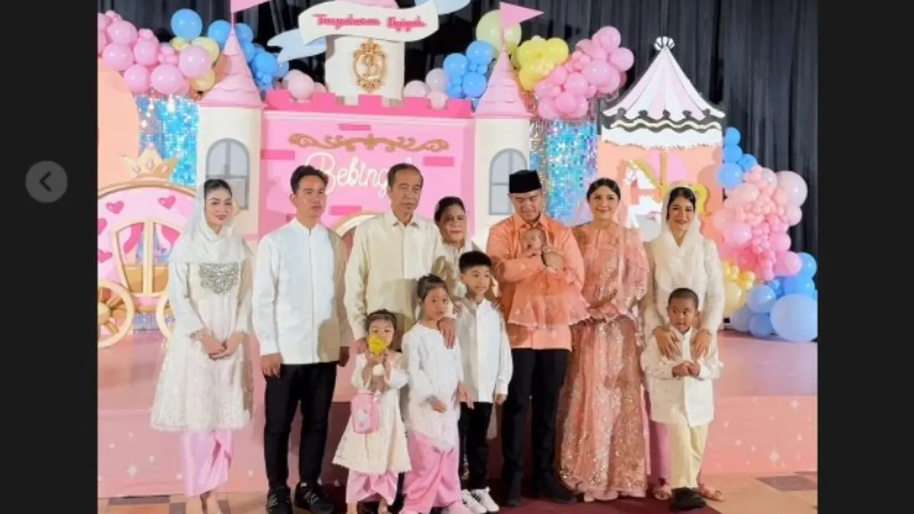 Nuansa Taman Bermain di Akikah Putri Erina Gudono, Digelar Berbarengan Hari Ulang Tahun Kaesang Pangarep