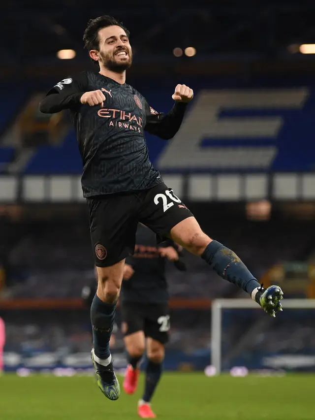 Pemain Manchester City Bernardo Silva