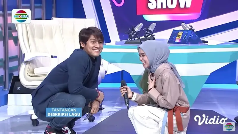 Lesti dan Rizky Billar di Tukul One Man Show (Tangkapan Layar YouTube Indosiar)