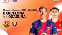 Nonton LaLiga 2025/26 Barcelona vs Osasuna Tayang di Vidio