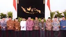  Prabowo Subianto-Hatta Radjasa dan Jokowi-Jusuf Kalla bertemu dengan Presiden SBY di Istana Negara (Liputan6.com/Manuel Irwanputra)