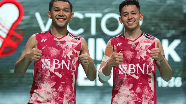 Fajar Alfian/Muhammad Rian Ardianto - Denmark Open 2023 - Bulu Tangkis