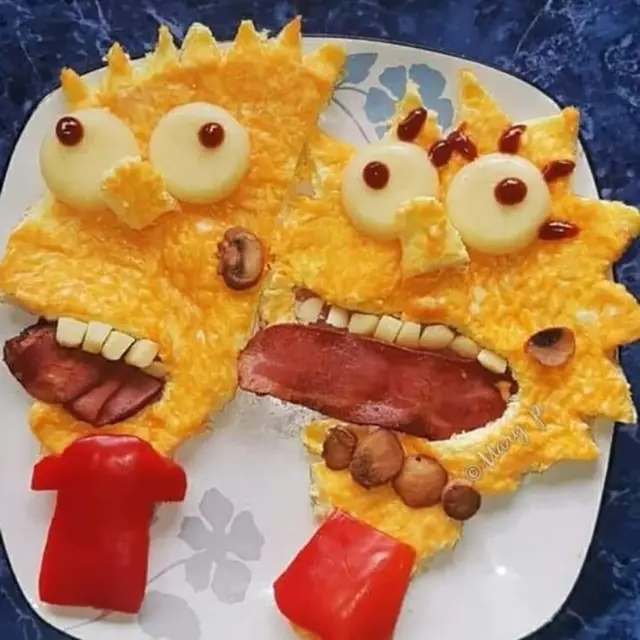 bentuk makanan lucu