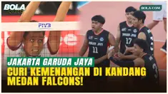 Serangan Cepat dan Servis Konsisten Antar Garuda Jaya Menang 3-1 atas Medan Falcons