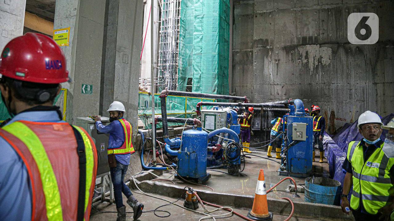 Terowongan MRT Fase 2A Thamrin-Monas