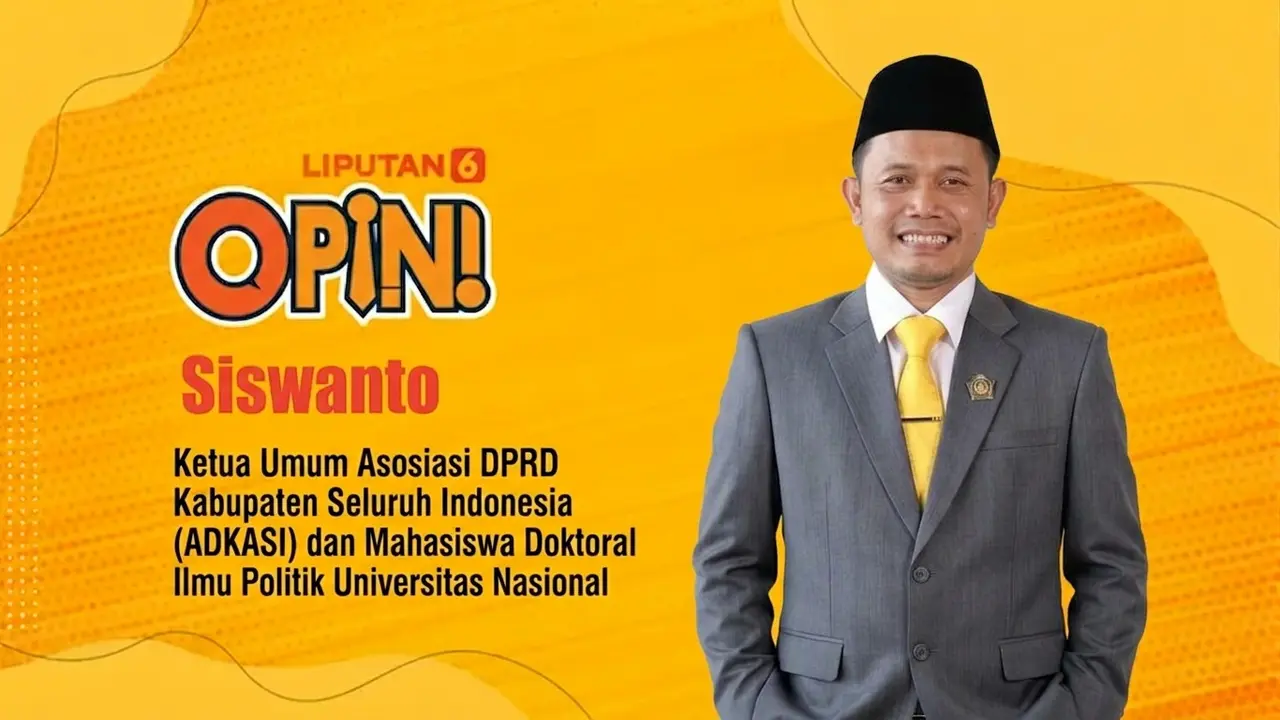 Ketua Umum Asosiasi DPRD Kabupaten Seluruh Indonesia (ADKASI) dan Mahasiswa Doktoral Ilmu Politik Universitas Nasional, Siswanto (Istimewa)