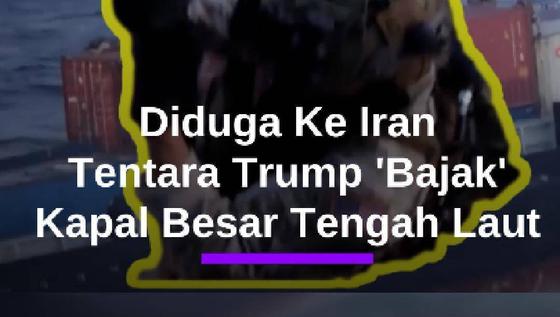 Rekaman Aksi Tentara Trump Serbu Kapal di Tengah Laut, Iran: AS Teroris Bajak Laut!