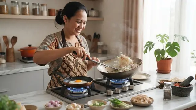 Resep Nasi Goreng Bawang Putih Tanpa Kecap