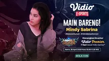 Vidio E-Sports Main Bareng Mobile Legends: Bang Bang bersama Mindy Sabrina