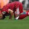 Salah memainkan laga terakhirnya bersama The Reds saat menjamu Brentford di Liga Inggris 2025/2026. (AFP/Paul Ellis)
