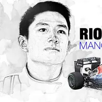Rio Haryanto dan Manor MRT05 2016 (Liputan6.com/Abdillah)