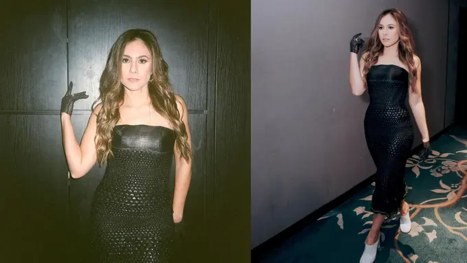 6 Gaya Glamor Wulan Guritno Gelar Pesta Ultah ke-43, Tunjukkan Body Goals dengan Slim Fit Dress Karya Ernesto Abram