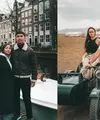Kondangan ke Bali, Nikita dan Indra tampil kompak dengan outfit bernuansa merah [Foto: Instagram/nikitawillyofficial94]