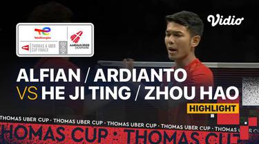 Berita Video, Hasil Pertandingan Piala Thomas 2020 antara Indonesia Melawan China pada Minggu (17/10/2021)