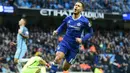 7. Eden Hazard (Chelsea) - 8 Gol (2 Penalti). (AFP/Paul Ellis)