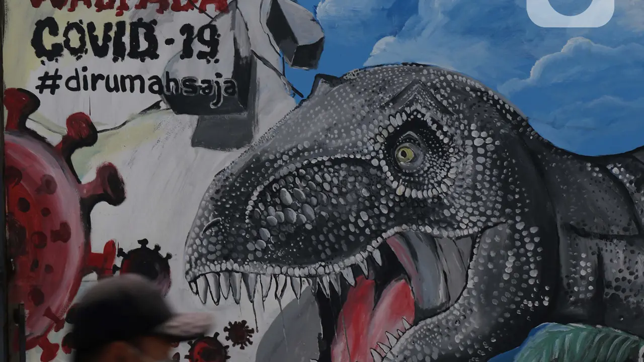 Pesan Waspada COVID-19 Lewat Goresan Mural