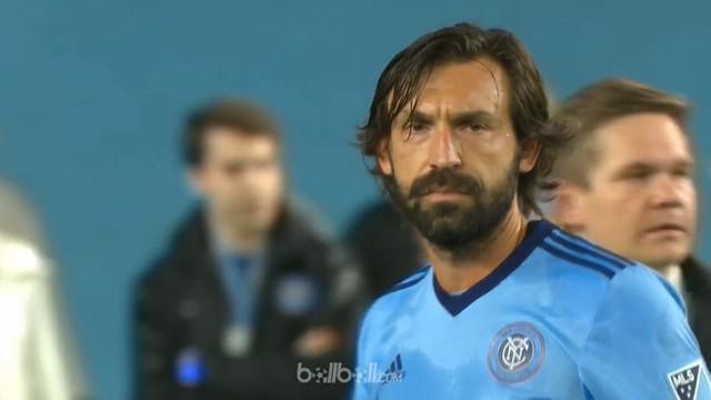 Berita video laga terakhir gelandang New York City FC, Andrea Pirlo, yang diwarnai gol bunuh diri konyol. This video presented by BallBall.