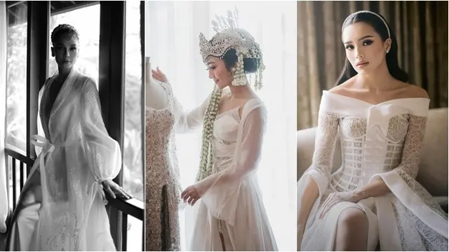11 Model Bridal Robe Artis Indonesia, Mewah, Elegan, dan Sarat Makna