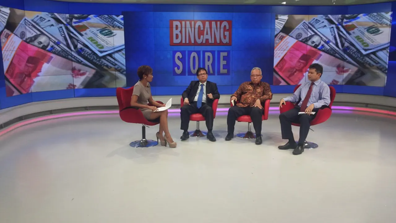 Bincang Sore 'Rupiah dan Nasib Ekonomi Indonesia' di Liputan6.com. (Liputan6.com/Nurseffi)