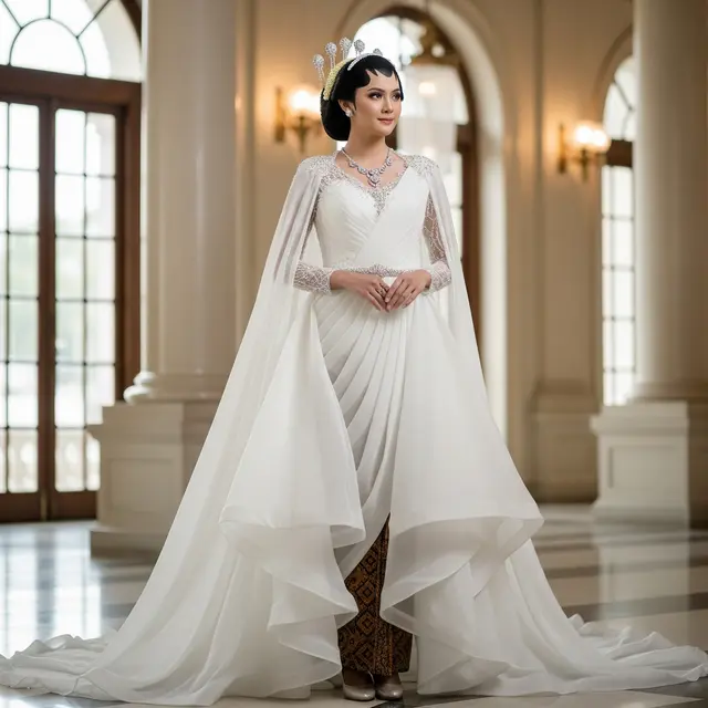 Model Dress Drapery (Image by Gemini AI)