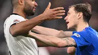 Tensi panas pertandingan antara Jerman versus Italia pada leg kedua perempat final UEFA Nations League. (Kirill KUDRYAVTSEV / AFP)