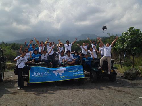 Members Jalan2.com saat gathering di Jogja