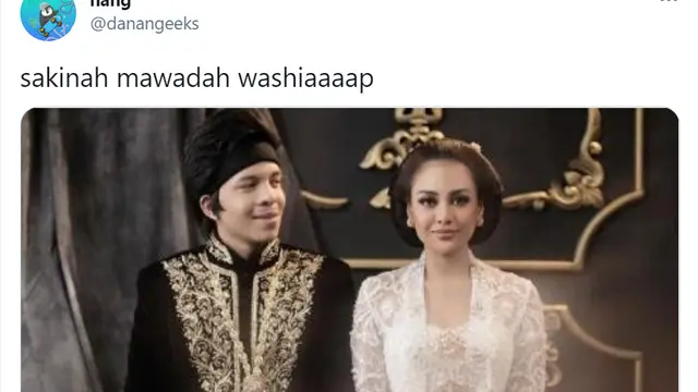 Lucu, 6 Ucapan Sakinah Mawaddah Warahmah untuk Pernikahan Ini Nyeleneh Banget
