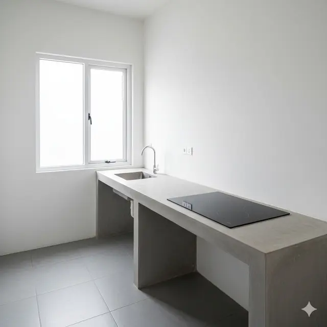 Model Dapur Minim Perabot