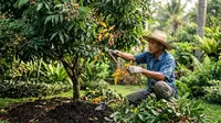 7 Cara Mengatasi Kelengkeng yang Rimbun Daun tetapi Tidak Berbunga, Begini Cara Merawatnya