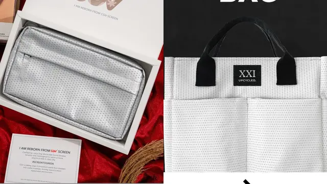  Inovasi Produk Fashion Ramah Lingkungan yang Terbuat dari Layar Bioskop Bekas