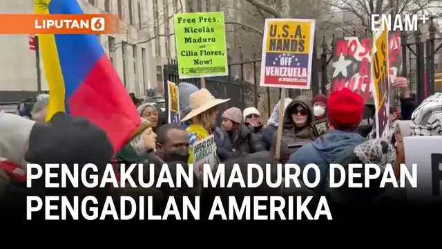Pengakuan Maduro Saat Disidang di Pengadilan Amerika